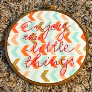 Cute framed embroidery